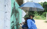 Thăm làng bích họa Hải Sơn hết sức độc đáo ở Hòa Bình